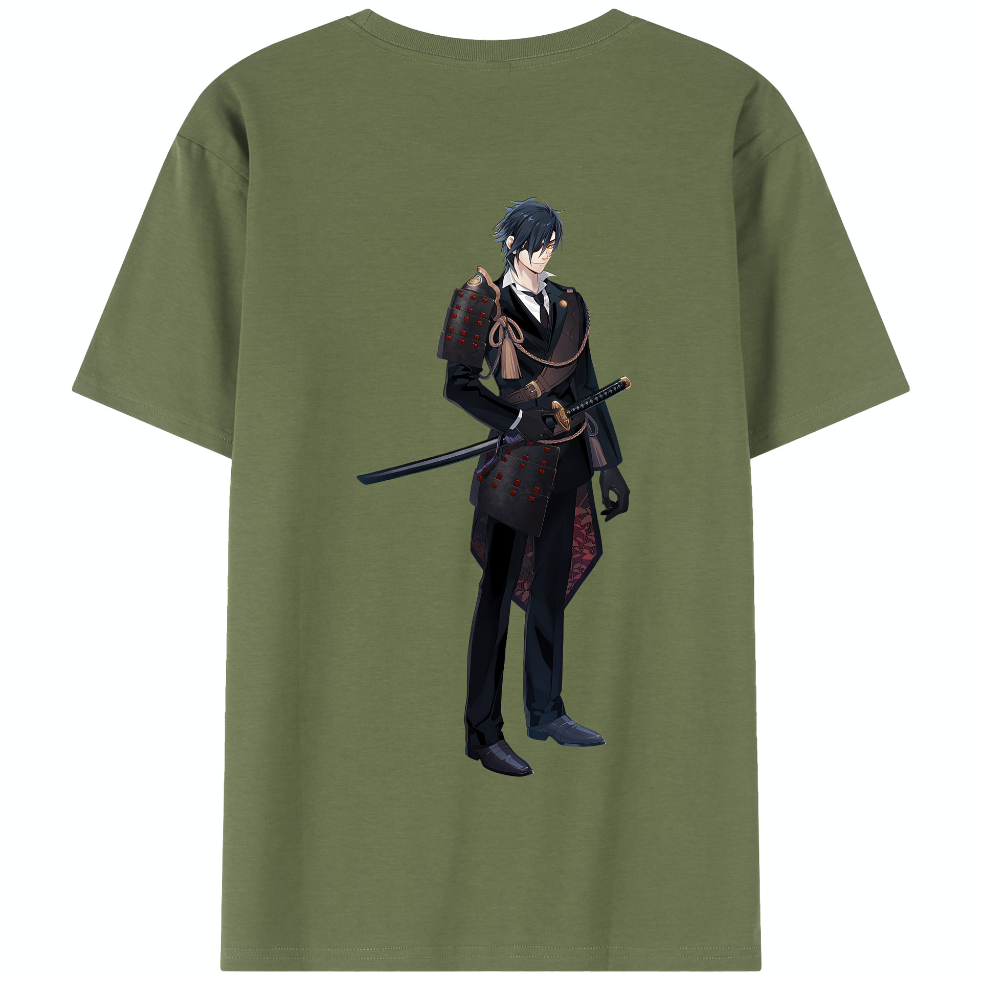 （画像用） 刀剣乱舞 Touken Ranbu 綿100％半袖Tシャツ（背面プリント）